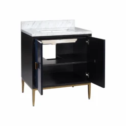 Kallista 30" Blue Vanity With Rectangular Undermount Sink -France and Son Store 29e173c746b56f1c0fbd7a8284f64f43194e1b70