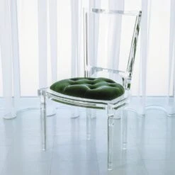 Marilyn Acrylic Side Chair W/ Mohair Seat -France and Son Store 3.31167
