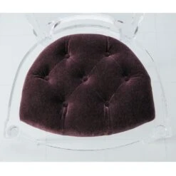 Marilyn Acrylic Arm Chair With Mohair Seat -France and Son Store 3.31170 1