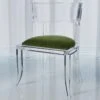 Klismos Acrylic Chair With Mohair Seat -France and Son Store 3.31326