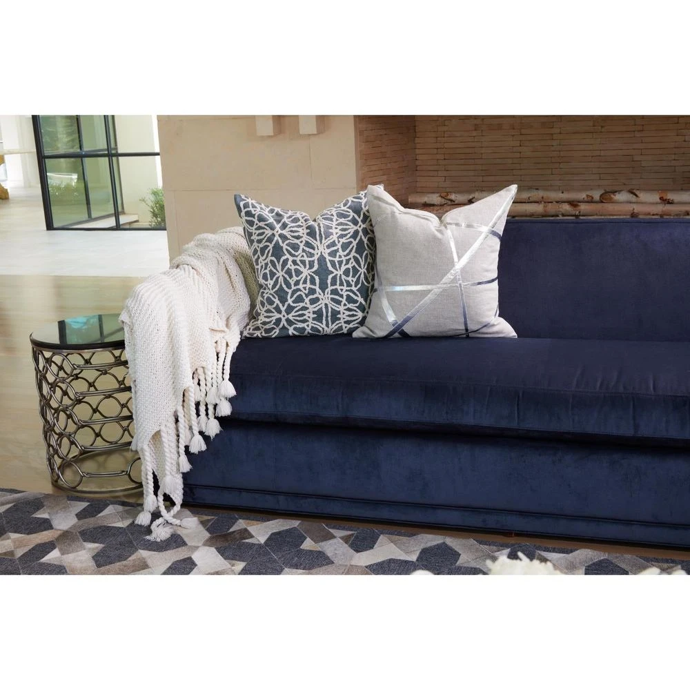 Moth Pillow-Cream/Shale-22 X 22 6 Moth Pillow-Cream/Shale-22 X 22 - Image 4