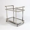 Quartz Stud Bar Cart-Silver Leaf -France and Son Store 30279
