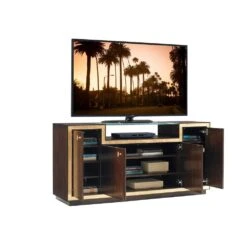 Palisades Media Console - Hollywood -France and Son Store 307HW 661 Silo Open R