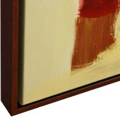 Peaches Framed Canvas Abstract Art -France and Son Store 32309 4