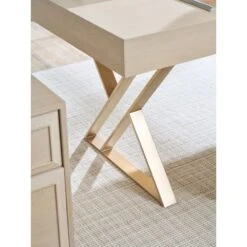 Apogee Writing Desk - Sandscape -France and Son Store 325 410 det base