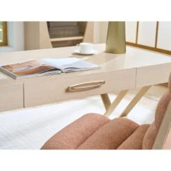 Apogee Writing Desk - Sandscape -France and Son Store 325 410 det top
