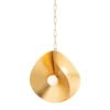 Peony Pendant - Gold Leaf 4 Lights 18in 1 Peony Pendant - Gold Leaf 4 Lights 18in -France and Son Store 330 18 GL