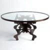 Ink Blot Dining Table-Bronze-60 -France and Son Store 34040
