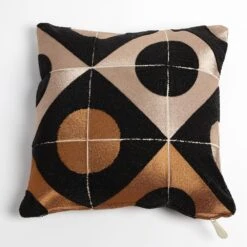 Circle Marquetry Pillow