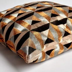 Triangle Marquetry Pillow -France and Son Store 34171