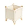 Bamboo Cachepot, White/Gold, Small Set Of 2 -France and Son Store 403722 af66a50a bfa8 41f1 a4b2 e3dc3a8b53b4