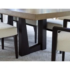 Lexington Wellesley Rectangular Dining Table - Senegal -France and Son Store 416 877 base det