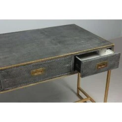 Grey Leather Shagreen Desk -France and Son Store 42b1eed7fea2a2759e56e407f0f007be