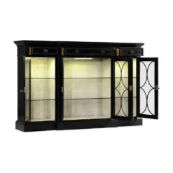 Four Door Breakfront Black Display Cabinet -France and Son Store 42b88980d9225d7c39038fd6621e72cae1f751ac full