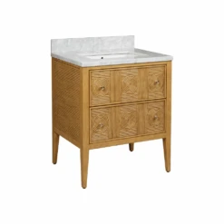 Santos 28" Sea Sand Vanity With Rectangular Undermount Sink -France and Son Store 451bdc0610c519be32b7345d27ad02be695413e1