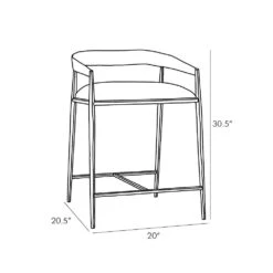 Bennie Counter Stool - Gray -France and Son Store 4746.l1 9a0cfeba e162 4e96 8fda 8155dcc0df34