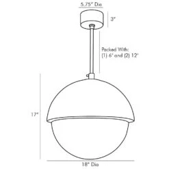 Hadley Pendant - Black -France and Son Store 49254.l1 5cac1710 3206 41de aca0 1eac59498c8c