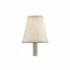 Marble Cream Paper Tapered Chandelier Shade