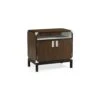 Campaign Style Dark Santos Rosewood Bedside Cabinet -France and Son Store 4d482e4fbe19f9bec5d085778d3ba03701a154a6 full