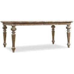 Chatelet Rectangle Leg Dining Table With Two 18'' Leaves