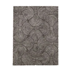 Arches Rug Black/Ivory