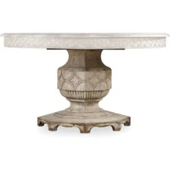 Chatelet Round Dining Table With One 20'' Leaf -France and Son Store 5350 75001 f281b184 0407 460a a92d 3bbde3b1c29a