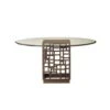 South Sea Dining Table With 60 Inch Glass Top - Bali -France and Son Store 536 875GT 536 875 a