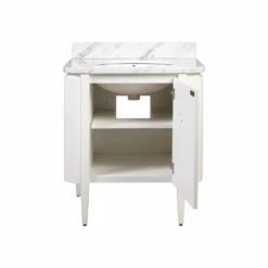 Briallen 30" White Vanity With Oval Undermount Sink -France and Son Store 540ba0d14574e4e433a19d119ada06893807e229