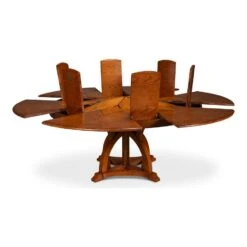 Austin Jupe Dining Table, Walnut -France and Son Store 54231 OW 4
