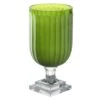 Glass Hurricane, Green Top W/ Clear Base -France and Son Store 551001 1000x cd77a115 1c6a 4451 8b66 b8c849ec4afa