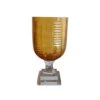 Glass Hurricane, Amber Top Clear Base -France and Son Store 551013 1 c9d047ef 81b1 434f ac76 f2f9bd43ee23