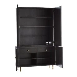Slater Tall Cabinet - Black -France and Son Store 5523.d2 9031fc60 38ed 444c ba3f 9c6b2f117184