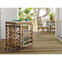 Cable Beach Bar Cart - Bermuda Sands -France and Son Store 558 862 WS Alt 2 Horizontal