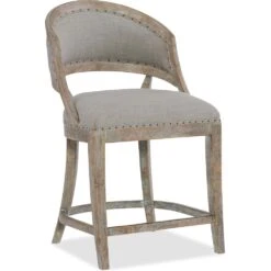 Boheme Garnier Barrel Back Counter Stool