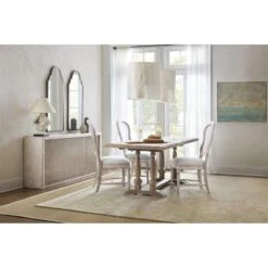 Louvre Brasserie Friendship Dining Table - Natural - Wood - Rectangle -France and Son Store 5750 75206 MWD 6