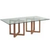 Sheridan Glass Top Dining Table - Sonoran