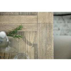 Florence Trestle Dining Table - 84" - Beige Black Brown Natural Off White - Wood - Rectangle -France and Son Store 5805 75200 80 detail