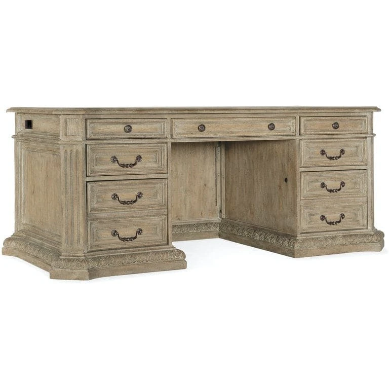 Tuscany Traditions Executive Desk - Brown 6 Tuscany Traditions Executive Desk - Brown - Image 4