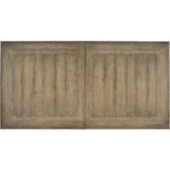 Monaco Rectangle Dining Table With Leaves - Beige Brown Natural Taupe - Resin Wood - Rectangle -France and Son Store 5878 75207 80 top3