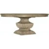 Monaco 72In Round Urn Dining Table - Natural - Wood - Round