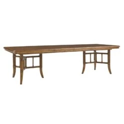 Fisher Island Rectangular Dining Table - Caribbean Sunset -France and Son Store 593 876 2 Leaves Silo