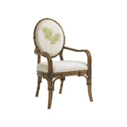 Gulfstream Oval Back Arm Chair - Caribbean Sunset