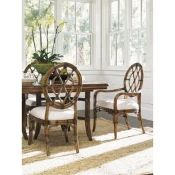 Fisher Island Rectangular Dining Table - Caribbean Sunset -France and Son Store 593 886 887 01 WS