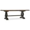 Mesa 86In Dining Table With Leaves - Brown - Rectangle -France and Son Store 5960 75200 BRN