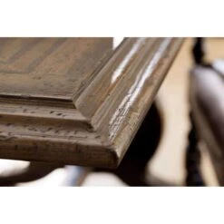 Mesa 86In Dining Table With Leaves - Brown - Rectangle -France and Son Store 5960 75200 BRN 8