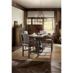 Hacienda Friendship Dining Table - Brown - Rectangle -France and Son Store 5960 75206 BRN 4