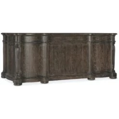 Tuscany Traditions Executive Desk - Brown 21 Tuscany Traditions Executive Desk - Brown -France and Son Store 5961 10562 89 back silo