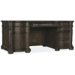 Tuscany Traditions Executive Desk - Brown 25 Tuscany Traditions Executive Desk - Brown -France and Son Store 5961 10562 89 open silo