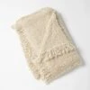 Textured Boucle Throw - Natural -France and Son Store 59809