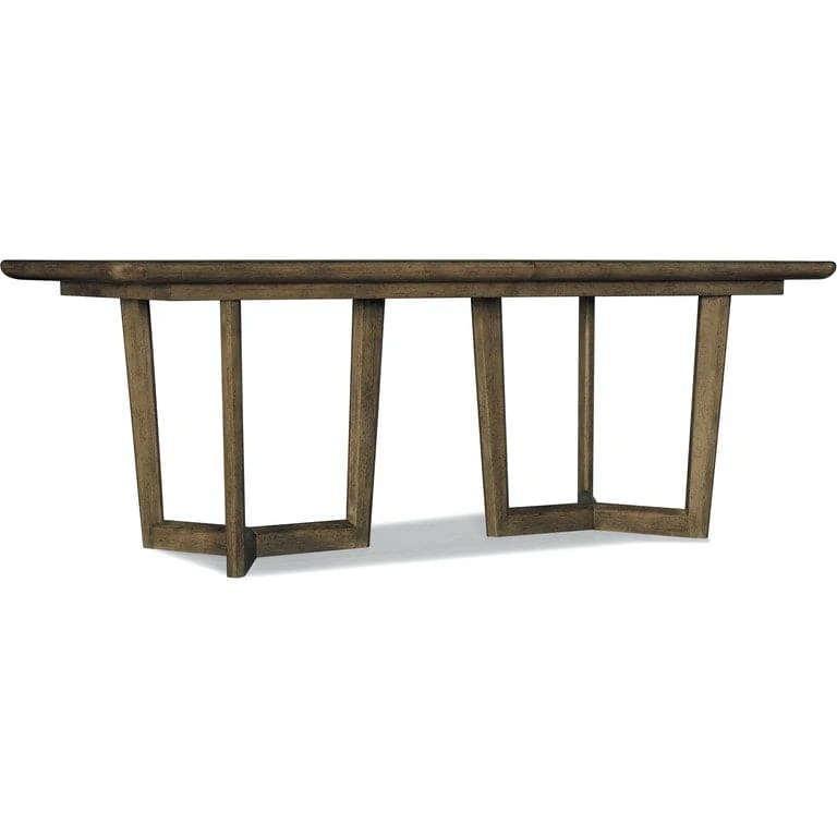 Desert Sands Rectangle Dining Table W/2-18In Leaves - Brown - Wood - Rectangle 3 Desert Sands Rectangle Dining Table W/2-18In Leaves - Brown - Wood - Rectangle
